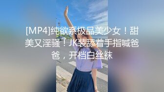 [MP4]纯欲系极品美少女！甜美又淫骚！JK装舔着手指喊爸爸，开档白丝袜