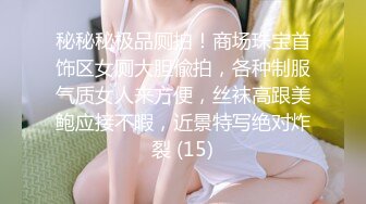 秘秘秘极品厕拍！商场珠宝首饰区女厕大胆偸拍，各种制服气质女人来方便，丝袜高跟美鲍应接不暇，近景特写绝对炸裂 (15)